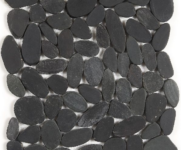 Mosaico Perla Nero Flat Piedra Natural 5x5x8 (30x30)